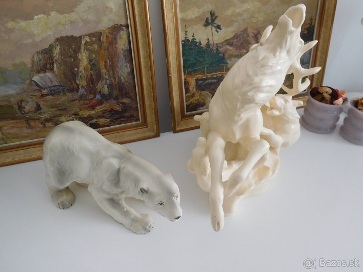 Štvanica / Medveď polárny strožitné predmety, - 7