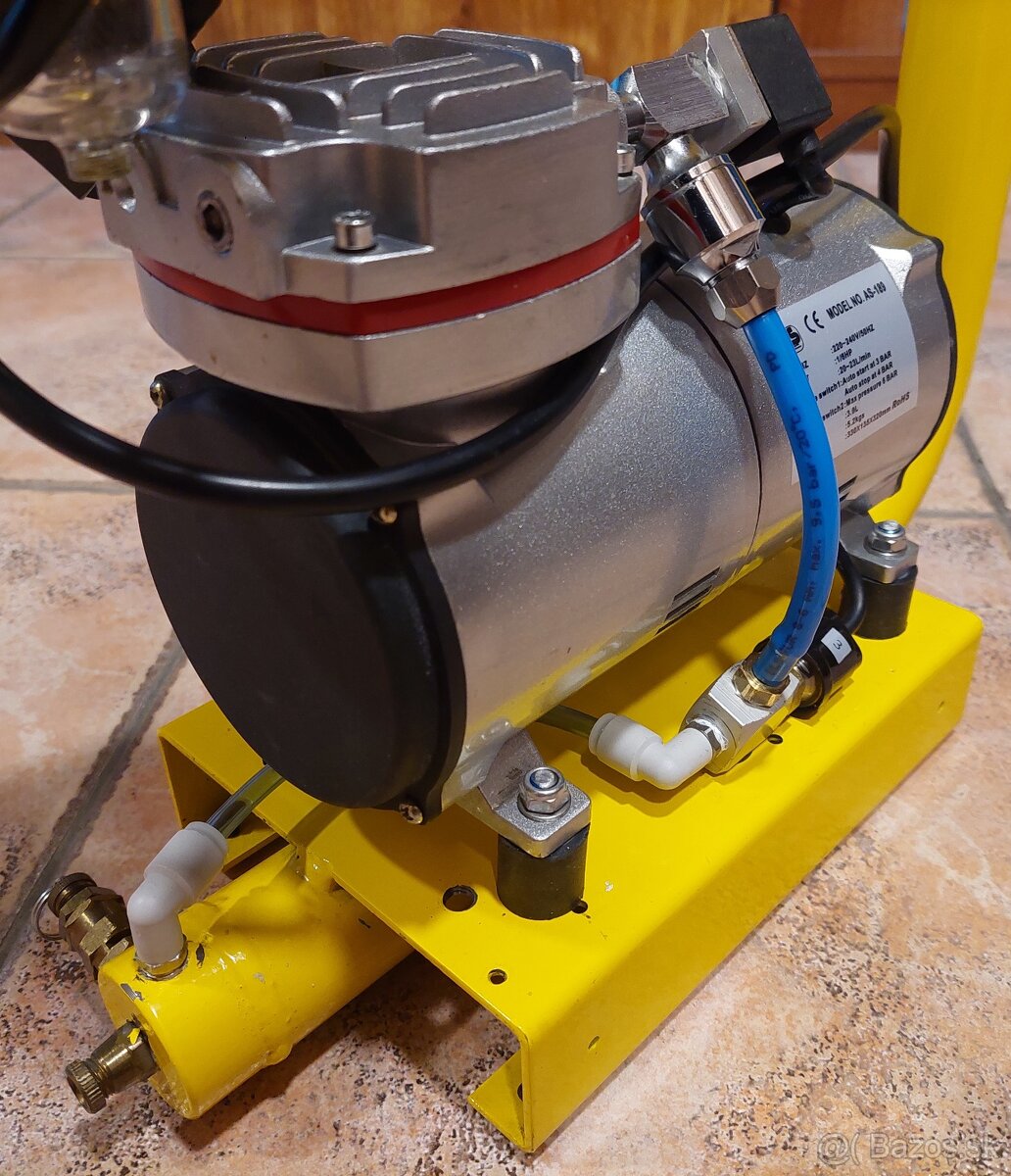 Airbrush kompresor s tlakovou nádobou 1 L - 7