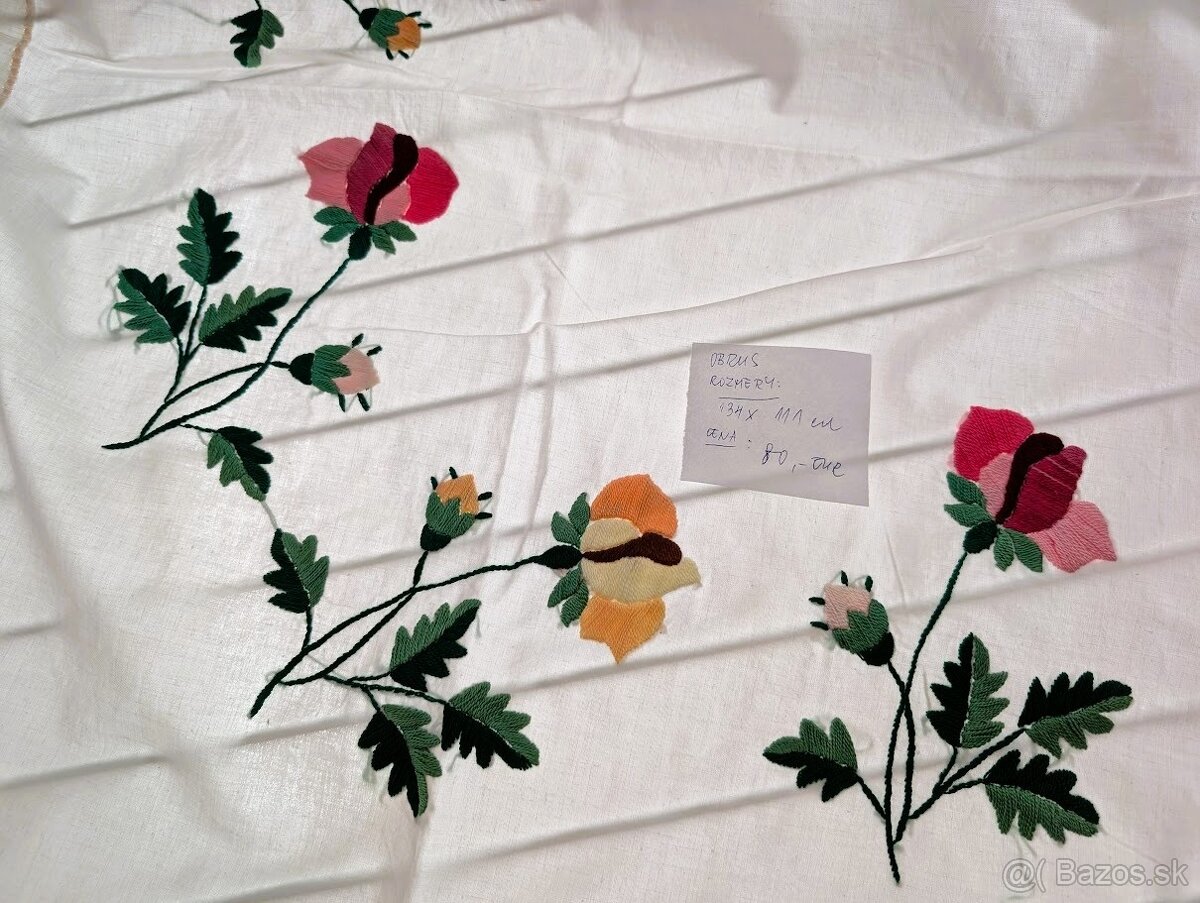 Obrusy + retro obliečka + prestieranie - 7