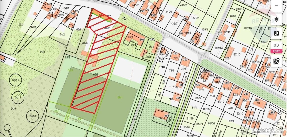 Rozľahlý pozemok ( 6677 m2) na komerčné využitie - Kravany - 7