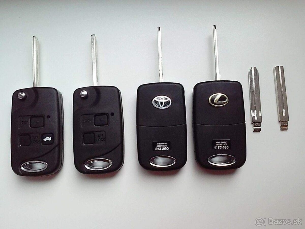 Toyota autokluč obal kluča tlačítka spínače - 7