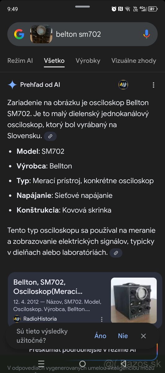 Osciloskop Bellton SM702 - 7