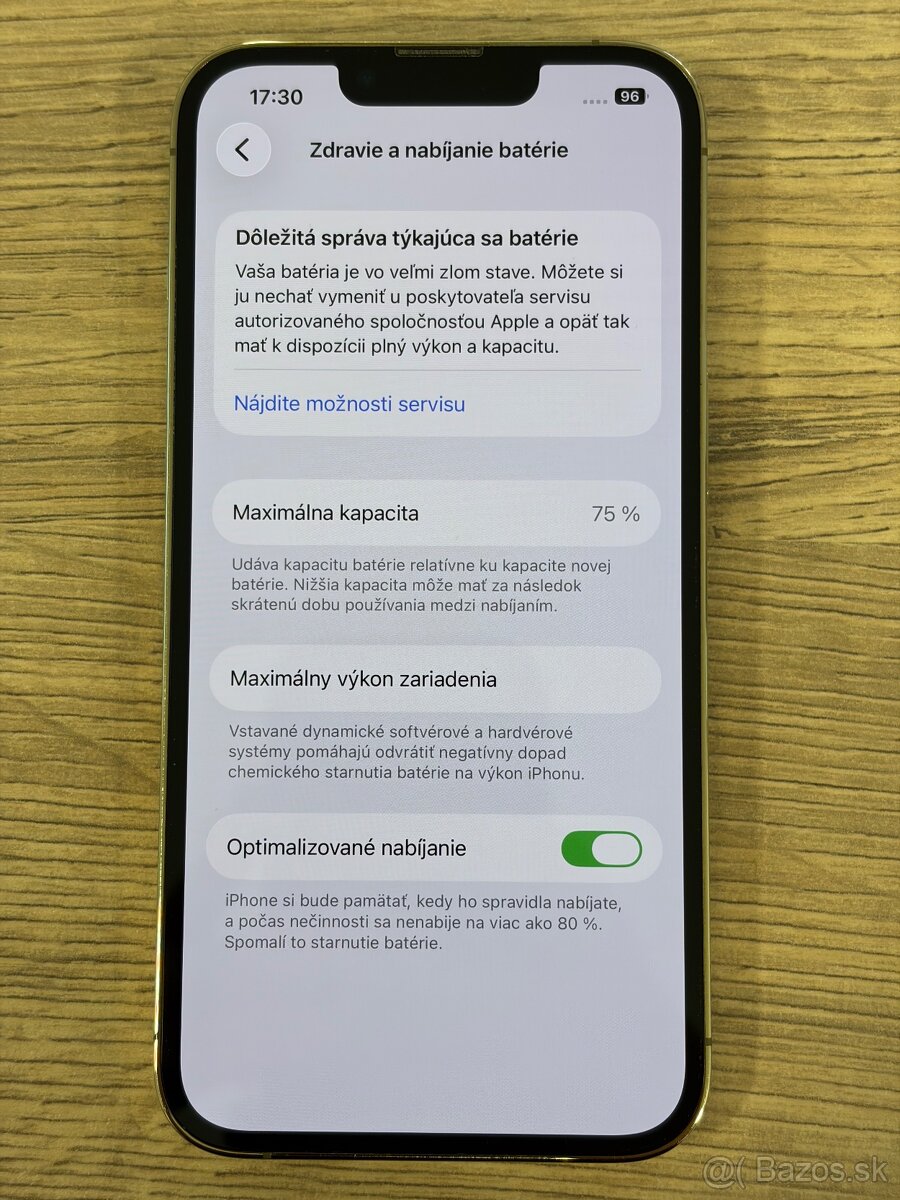 Apple iPhone 13 Pro Gold 128 GB - 7