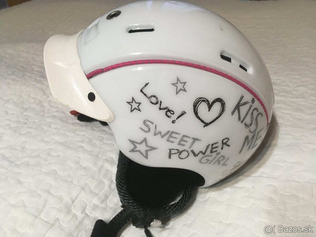Casco detská lyžiarska prilba s okuliarmi - 7
