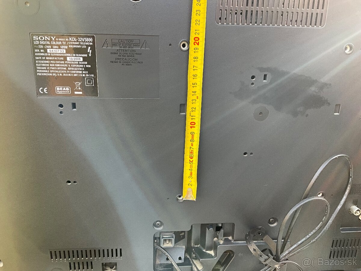 Televízor SONY Bravia KDL-32V5800. - 7