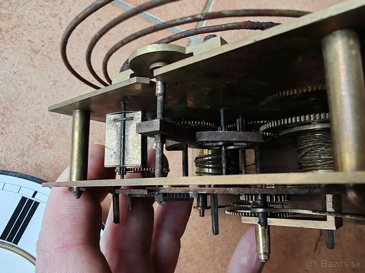 Starožitny hodinový stroj spolkový č2. - 7