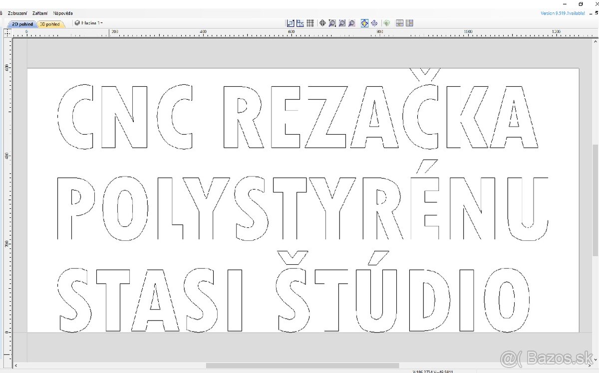 CNC REZAČKA POLYSTYRÉNU – PRAC. PLOCHA 1350x750x750mm - 7