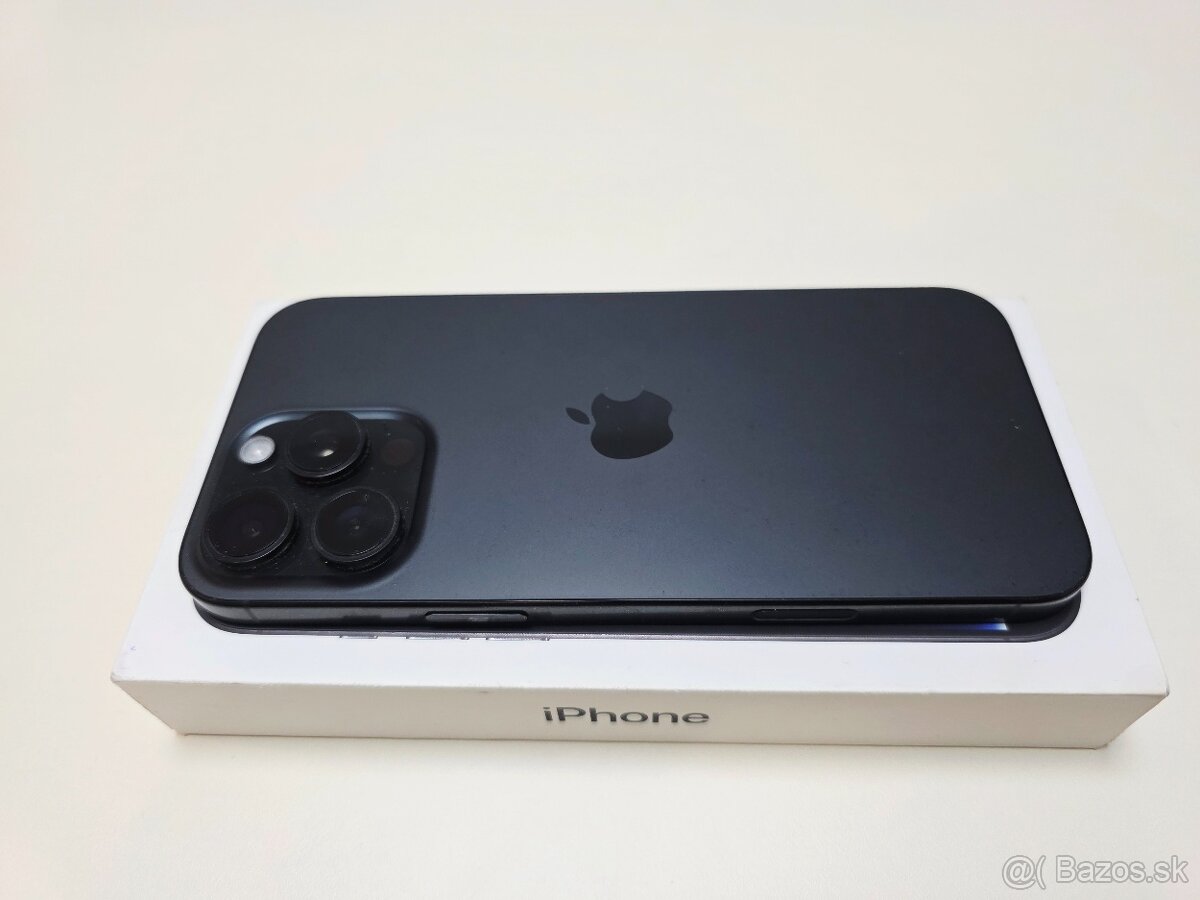 APPLE IPHONE 16 PRO MAX 256GB ,BLACK.TOP STAV ,BATERKA 100% - 7