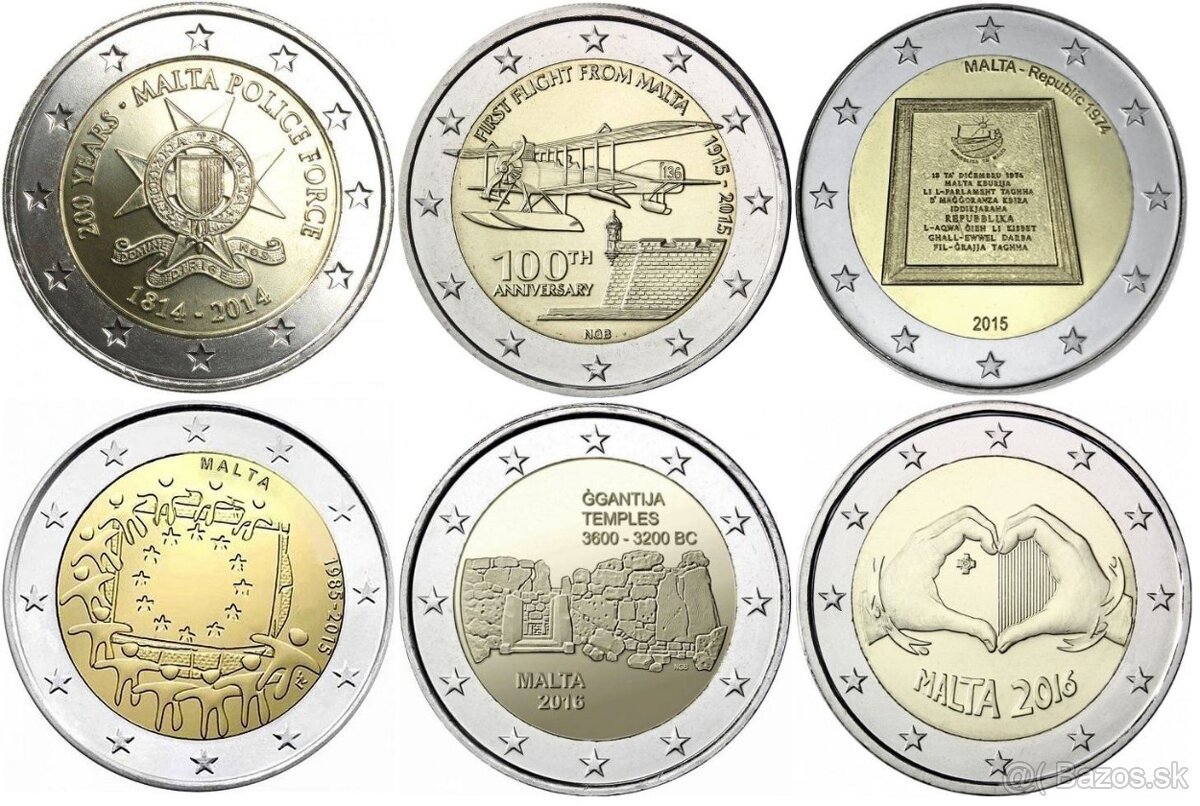 Zbierka euromincí 4 - 7