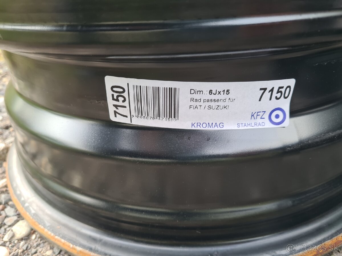 Plechove disky suzuki sx4 fiat - 7