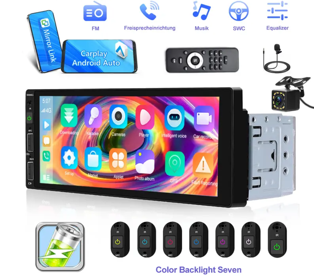 Predám autorádio 17 cm dotykovým displayom. - 7