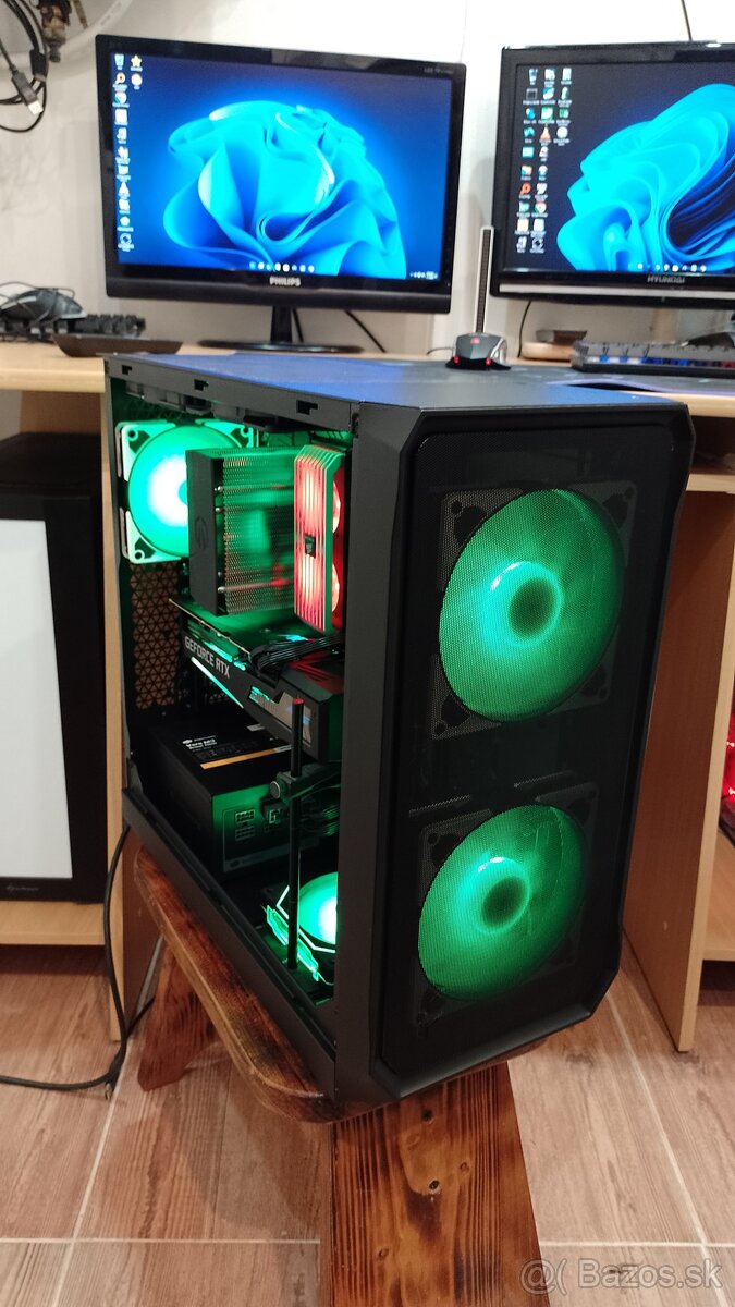 Výkonný herný PC–Ryzen5+RTX 3070 AORUS MASTER+32GB Dominator - 7