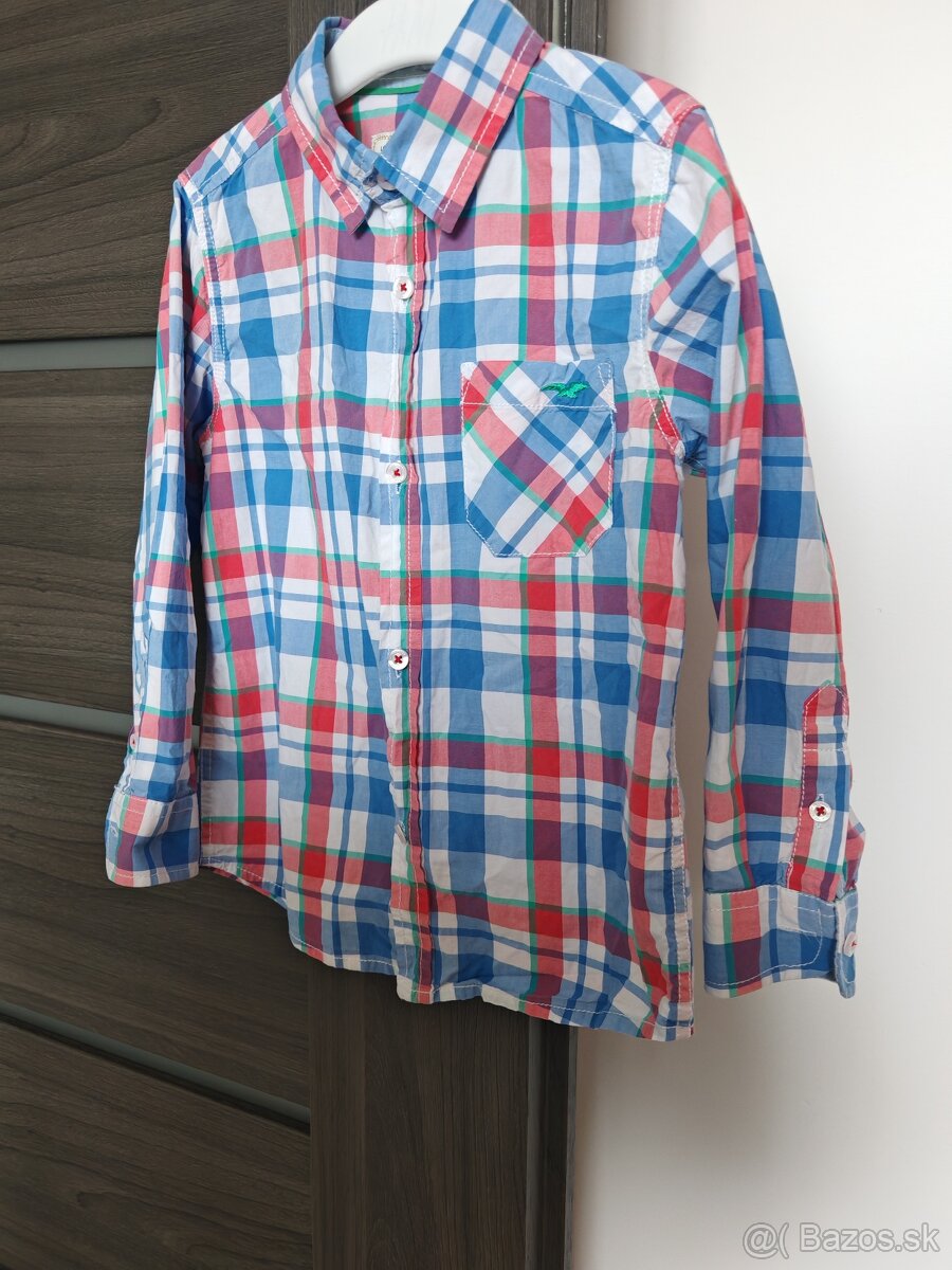 Chlapčenské košele veľkosti 104-122 - 7