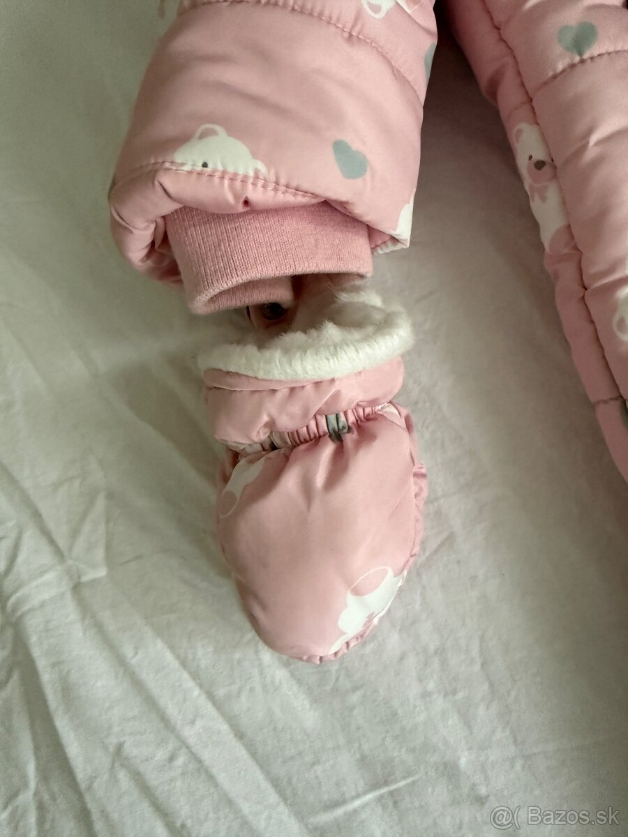 Chicco ružová zimná kombinéza - 7