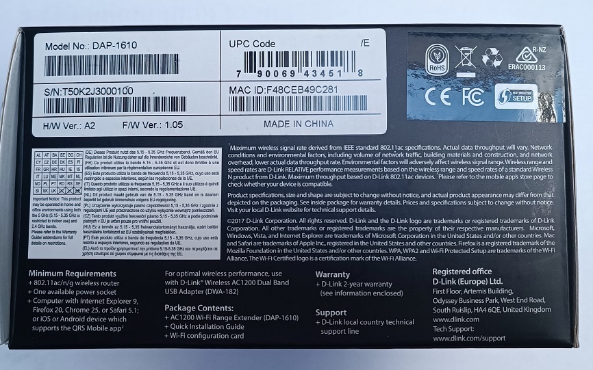 Predám Wi-Fi extender D-Link DAP-1610 - 7