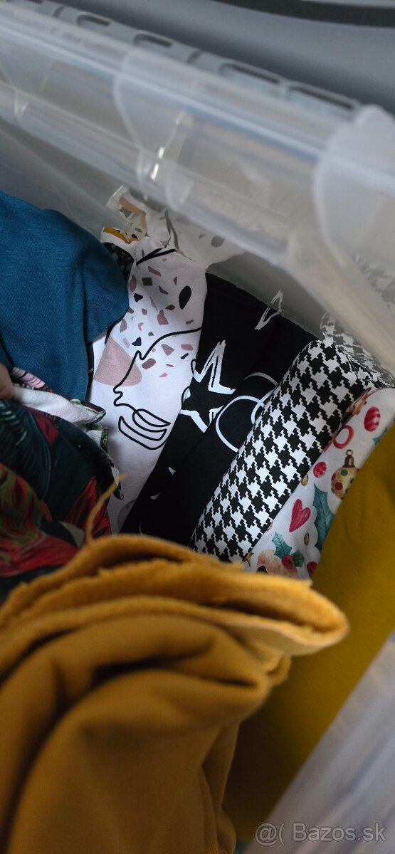 Látky - metráž cely balik spolu - 7