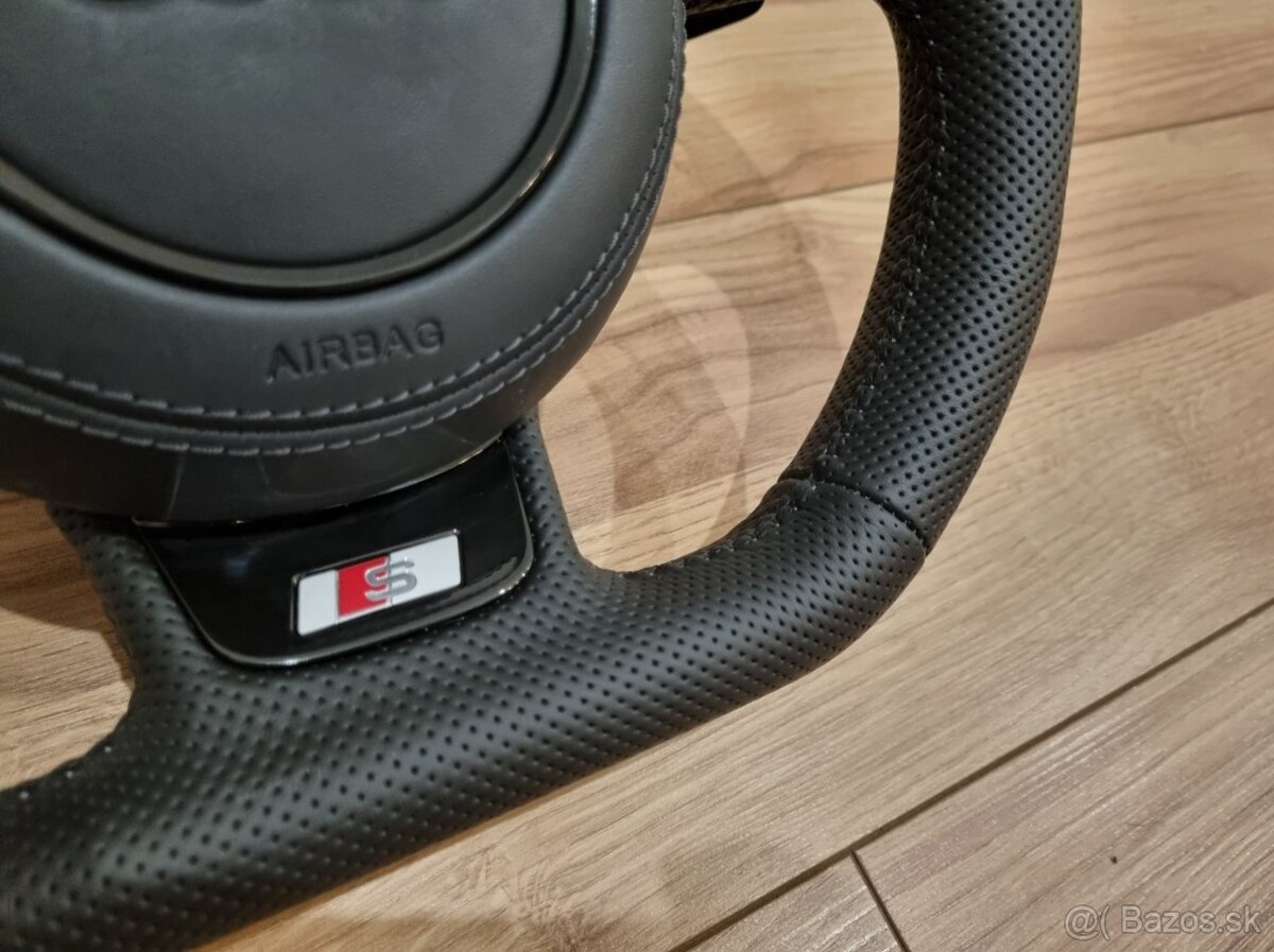 AUDI RS PERFOROVANY ZREZANY VOLANT MULTIFUNKCNY - 7