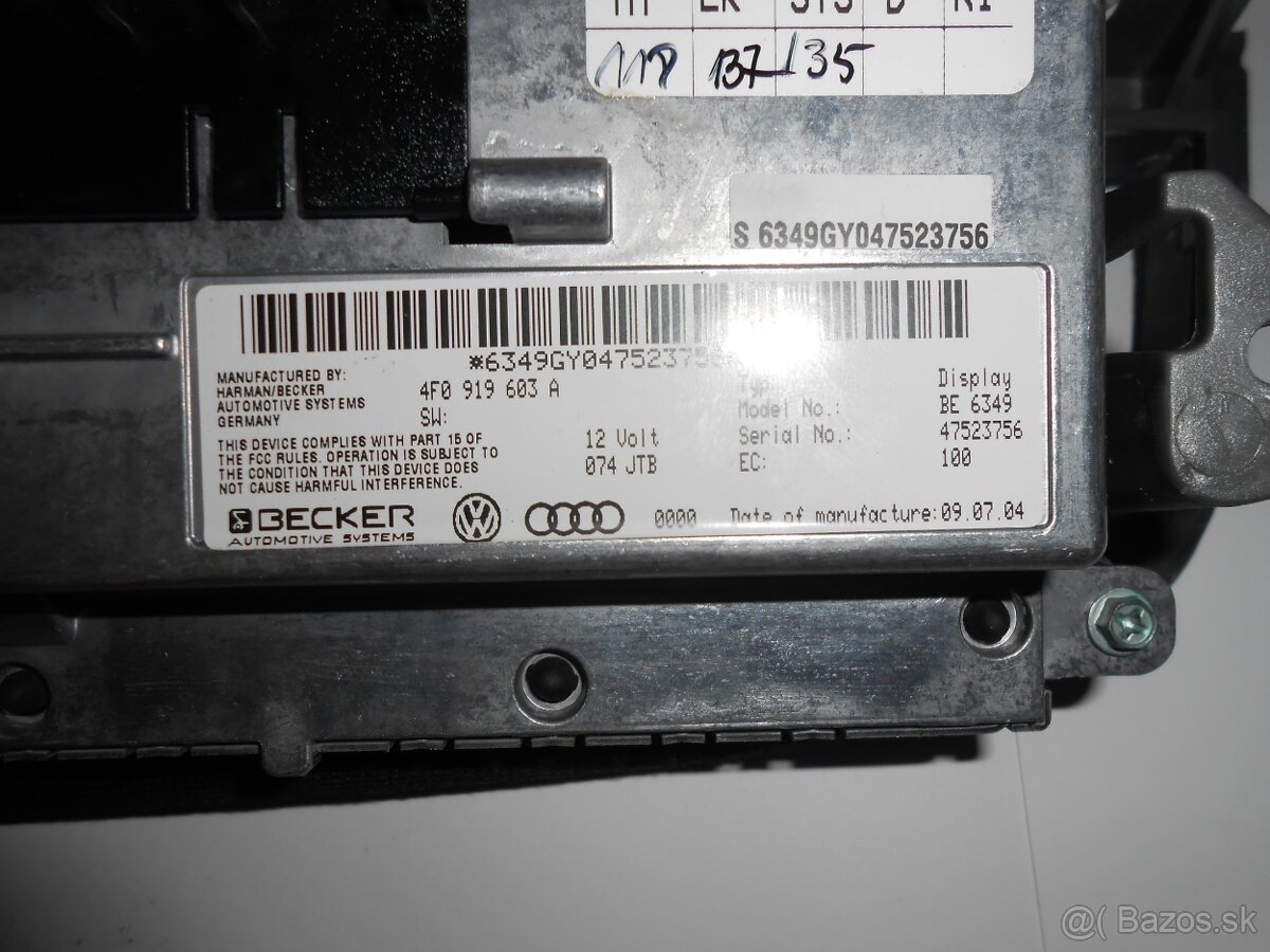 Budiky Audi A6 C6 / benzinové / - 7