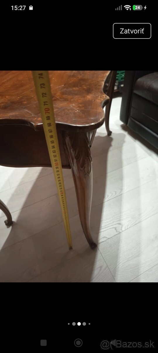 Biedermeier stolík - 7