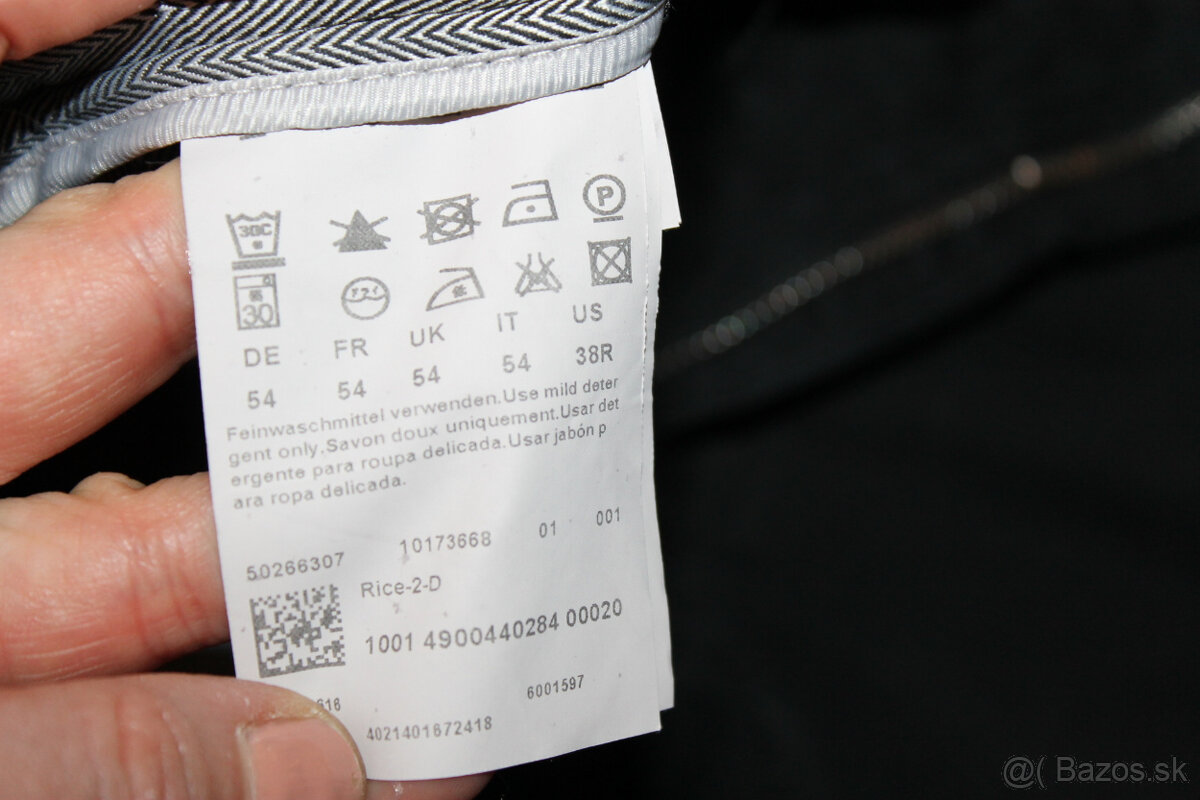 Čierne Chino nohavice Hugo Boss v. 54 - 7