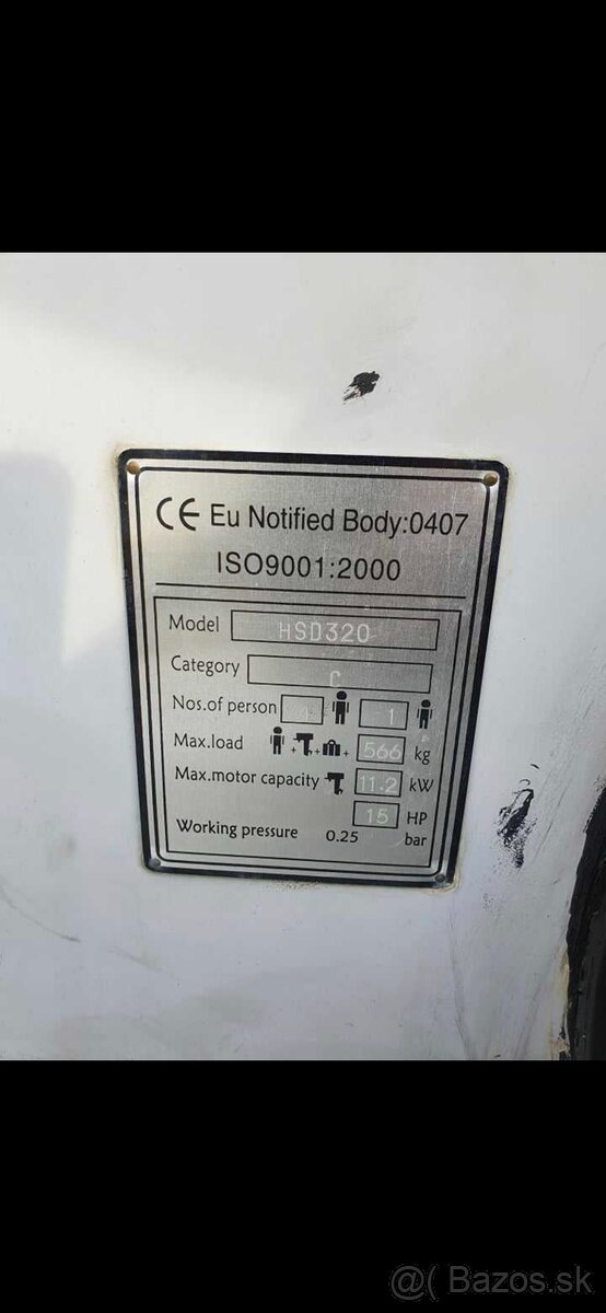 Predám nafukovací čln HSD 320 - 7