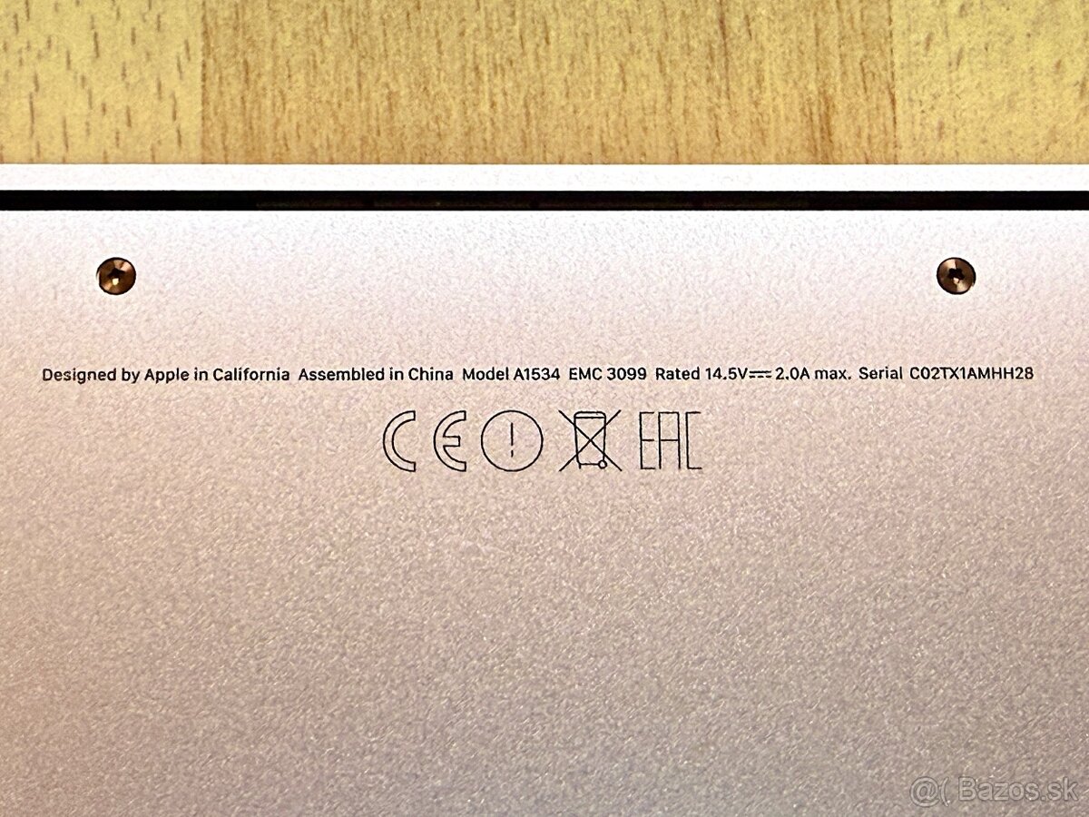 MacBook 12" i5-1.3GHz,2j/8GB/512GB, Ružový, TOP STAV - 7