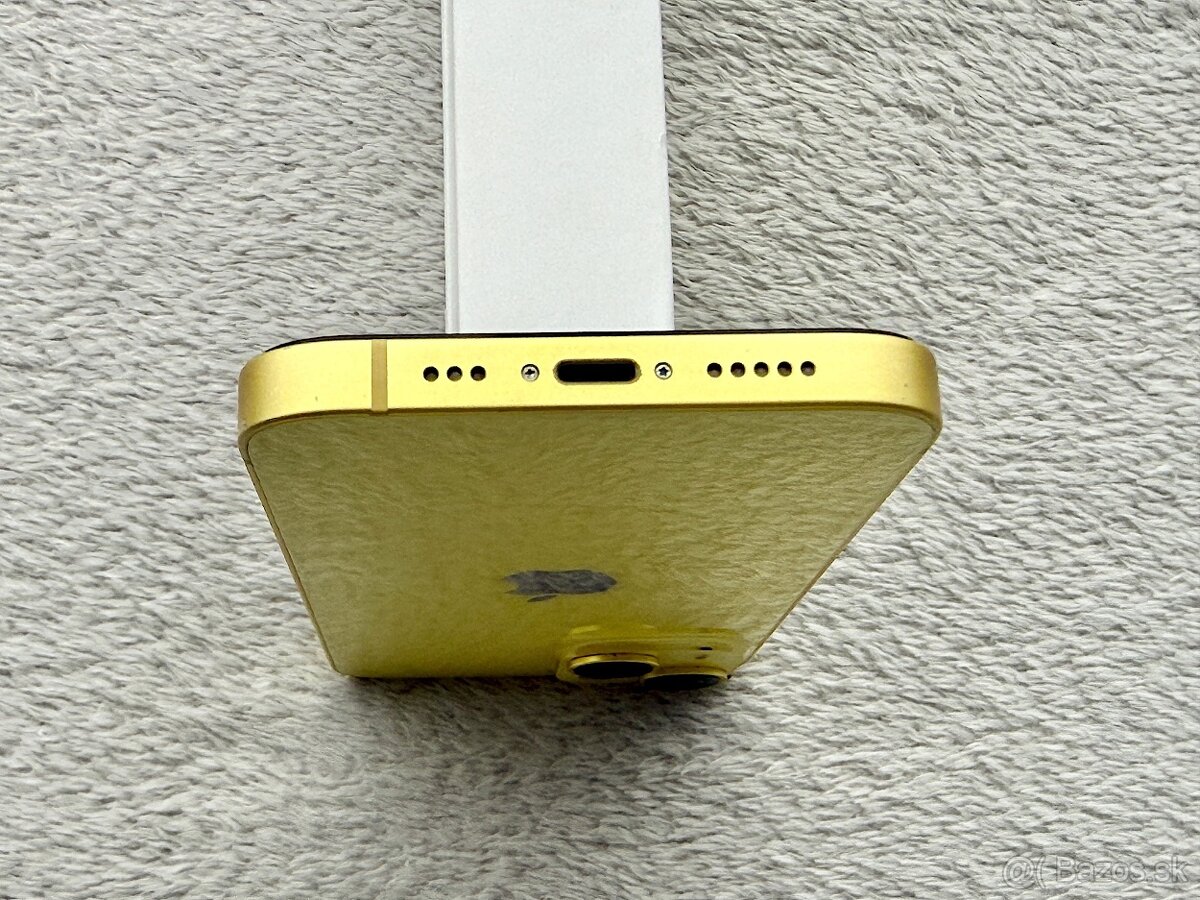 iPhone 14 128GB Žltý, NOVÁ BATERKA, SUPER STAV - 7