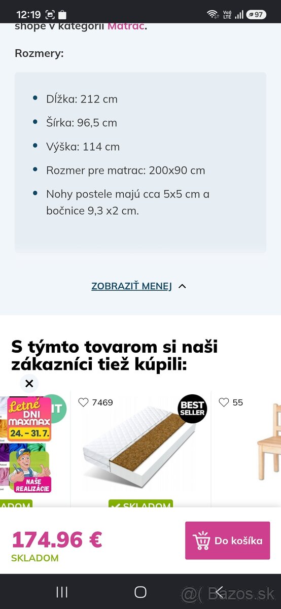 Vyvýšená posteľ - 7