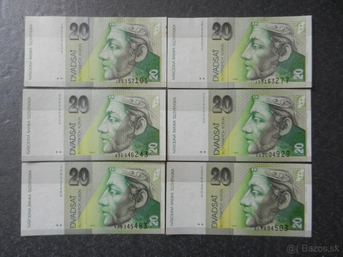 Slovenské bankovky pred eurom - 7