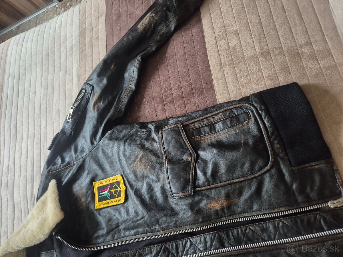 Krásna kožená bunda - 7