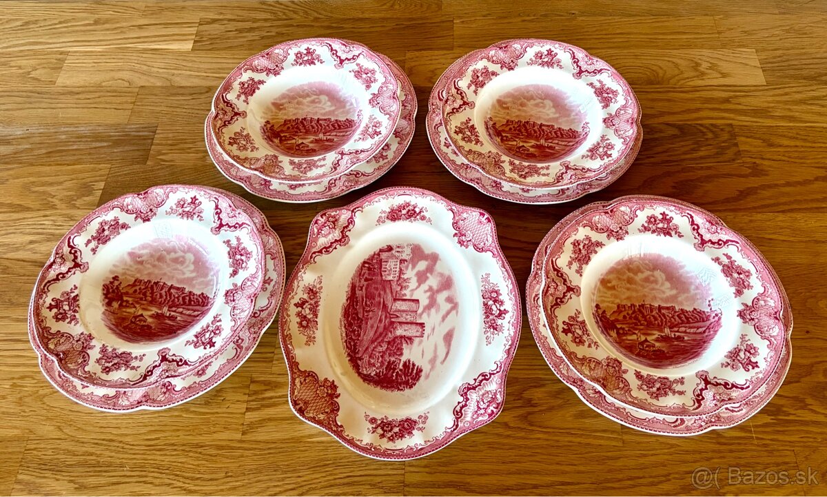 Starý anglický jídelní porcelán - 7