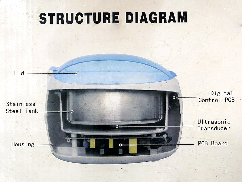 Ultrazvuková čistička CE-5200A / 42kHz / 230V / 50W - 7