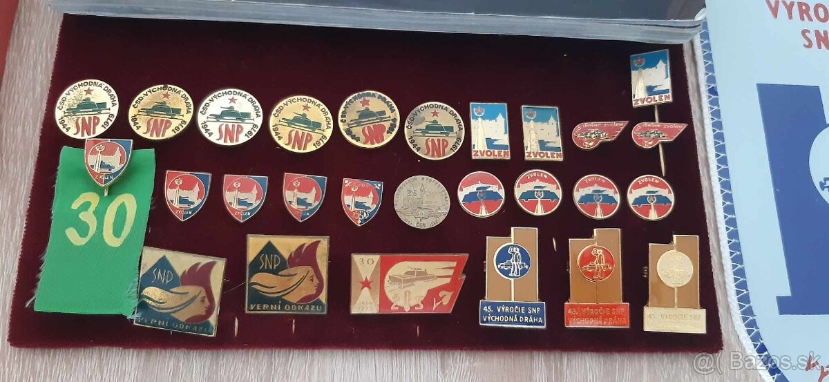 Medaila Plaketa pancierovy vlak 30 SNP.Zvolen. - 7