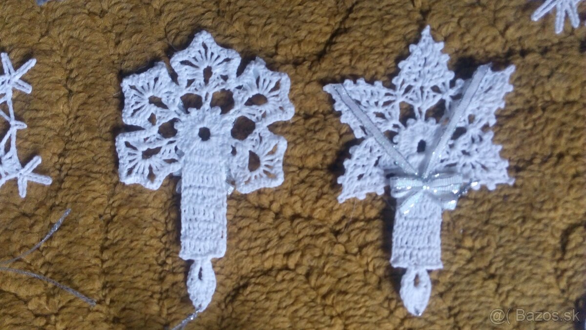 ponukam hačkované vianočne doplnky - 7
