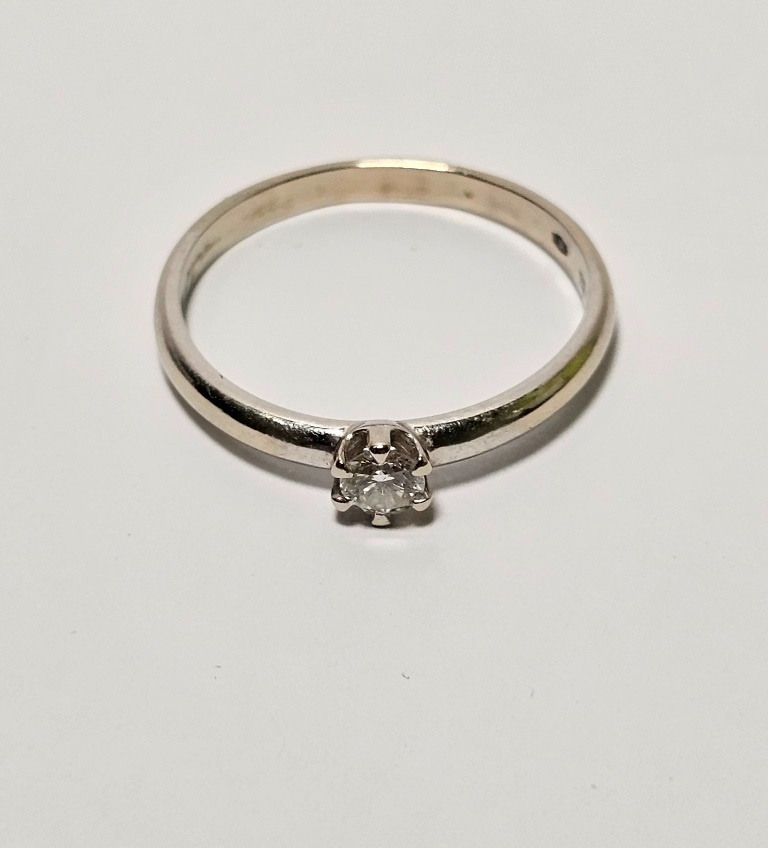 14k zlatý prsteň 0,20ct 💥💥💥 - 7