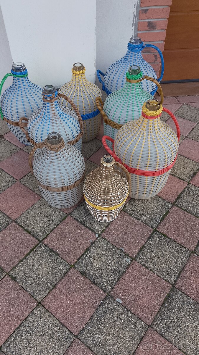 Demižony opletené - 7