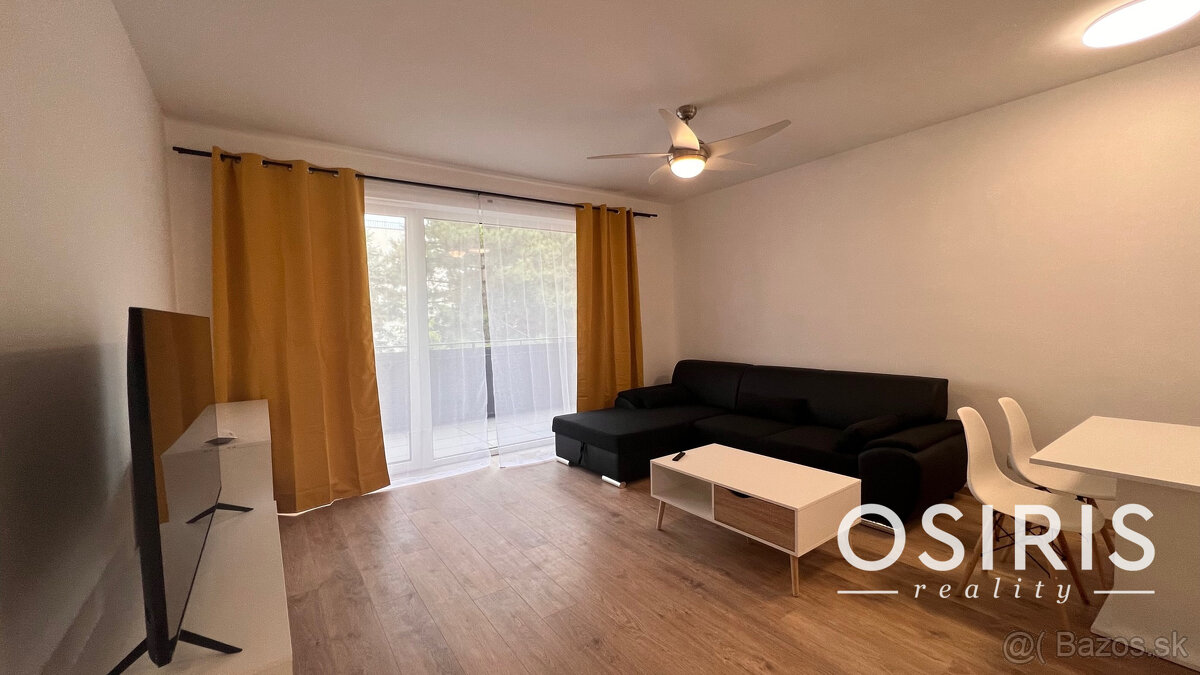 Na prenájom 2i byt s balkónom 12 m2, novostavba 2024, 1x par - 7