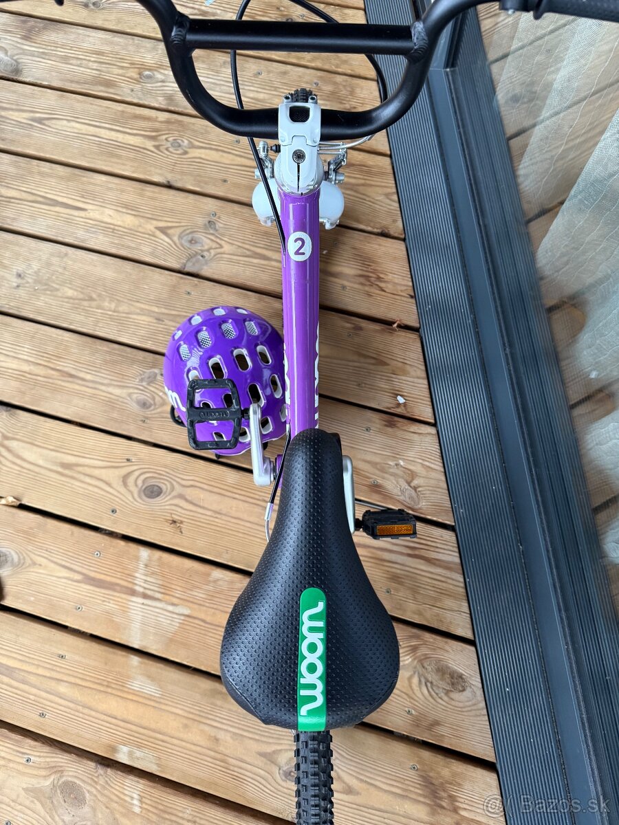 Woom 2 Fialový 14 + Prilba Woom S - 7