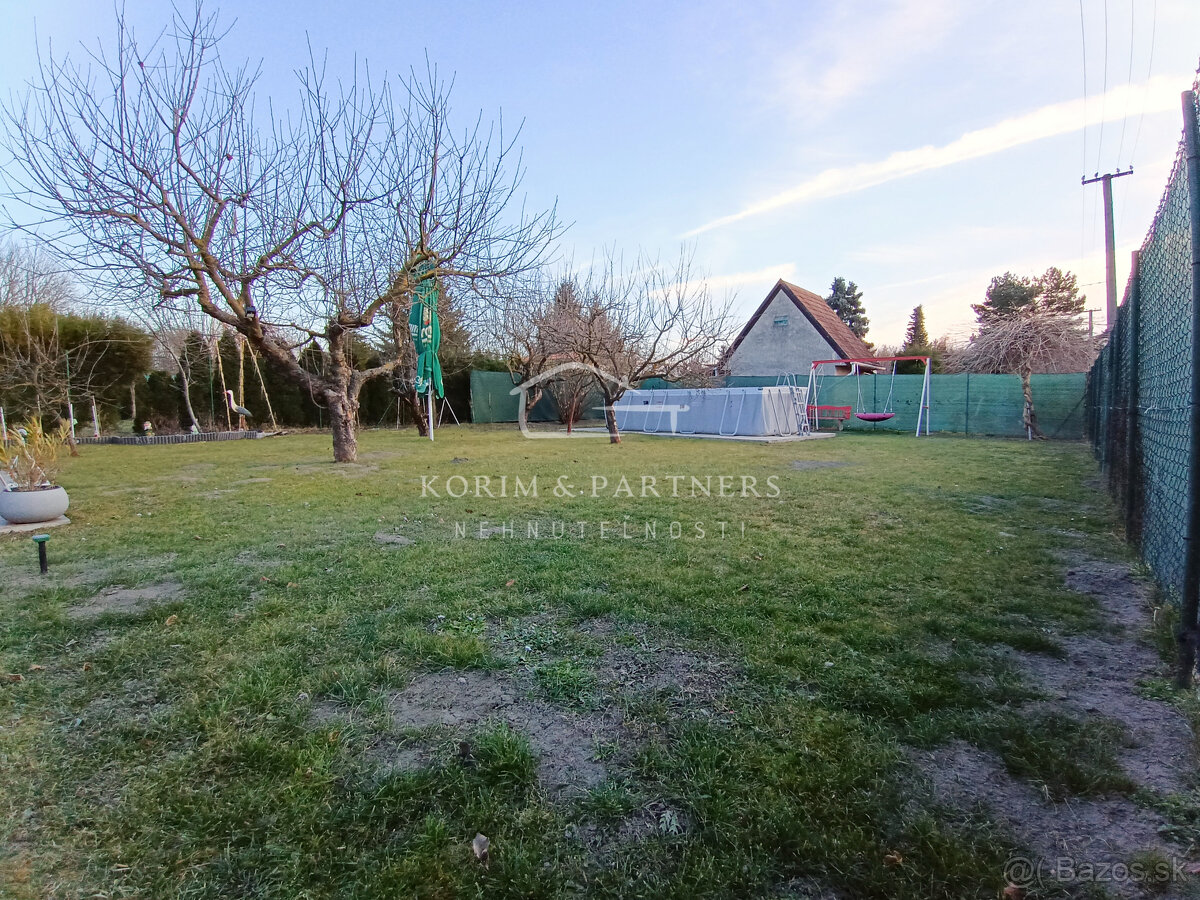 Záhrada s chatou (aj) na celoročné bývanie, Nová Osada, KN - 7