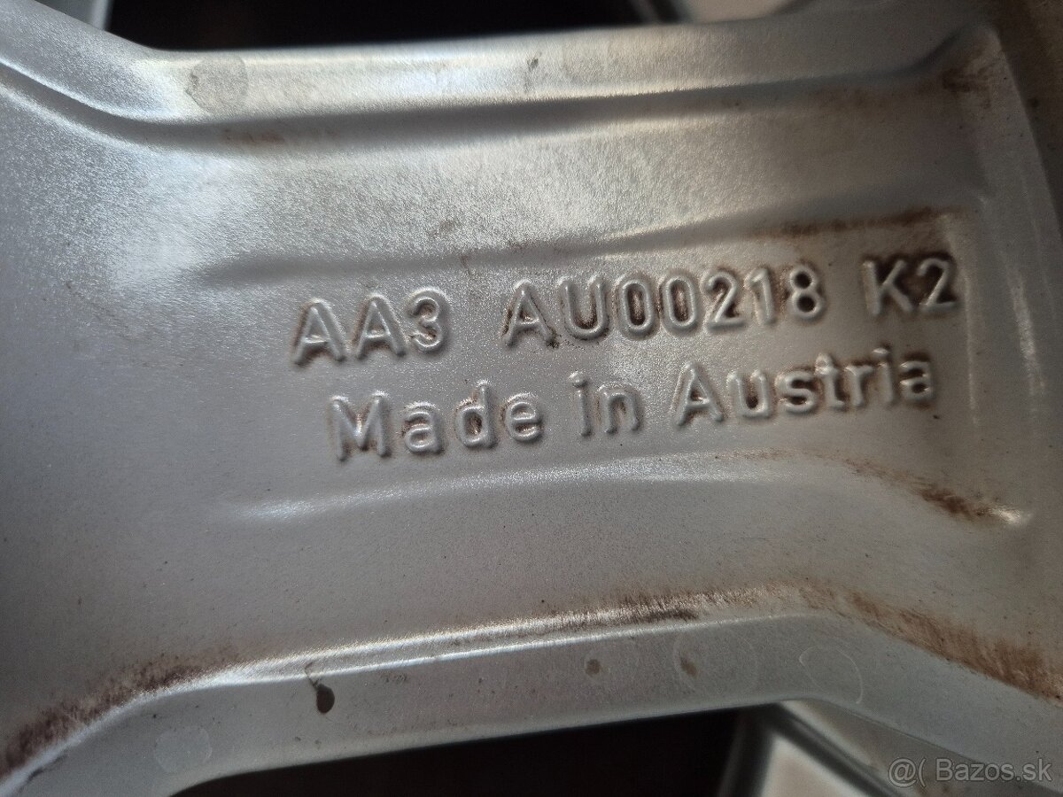 5x112 r17 ET38 x 6,5J elektróny VW, ŠKODA, SEAT, AUDI - 7