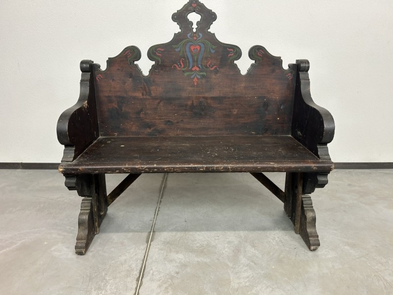 Ľudové sedenie Lavička + 4ks stoličky - 7