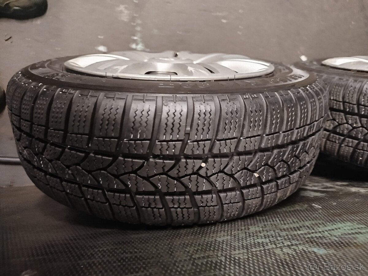 5x100 R14 185/60 R14 zimné 8mm originál škoda - 7