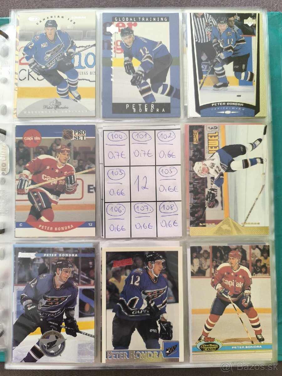 Hokejové kartičky - Peter Bondra - 7