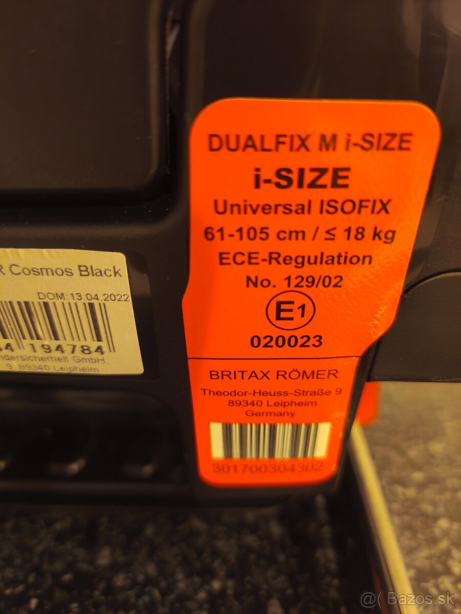 Britax Römer Dualfix M i-Size Black - 7