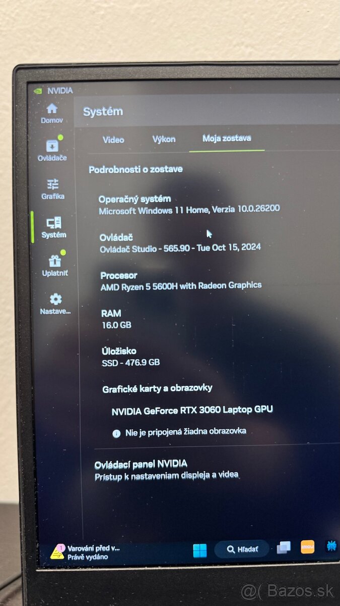 100% Lenovo Legion 5-15ACH6H 16GB RAM 512GB SSD 8GB GPU - 7