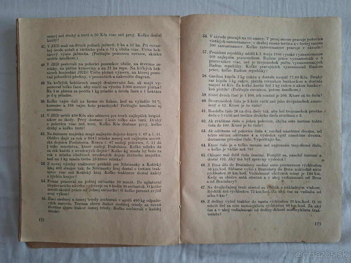 Zbierka úloh z algebry pre 7. a 8. ročník (1958) - 7