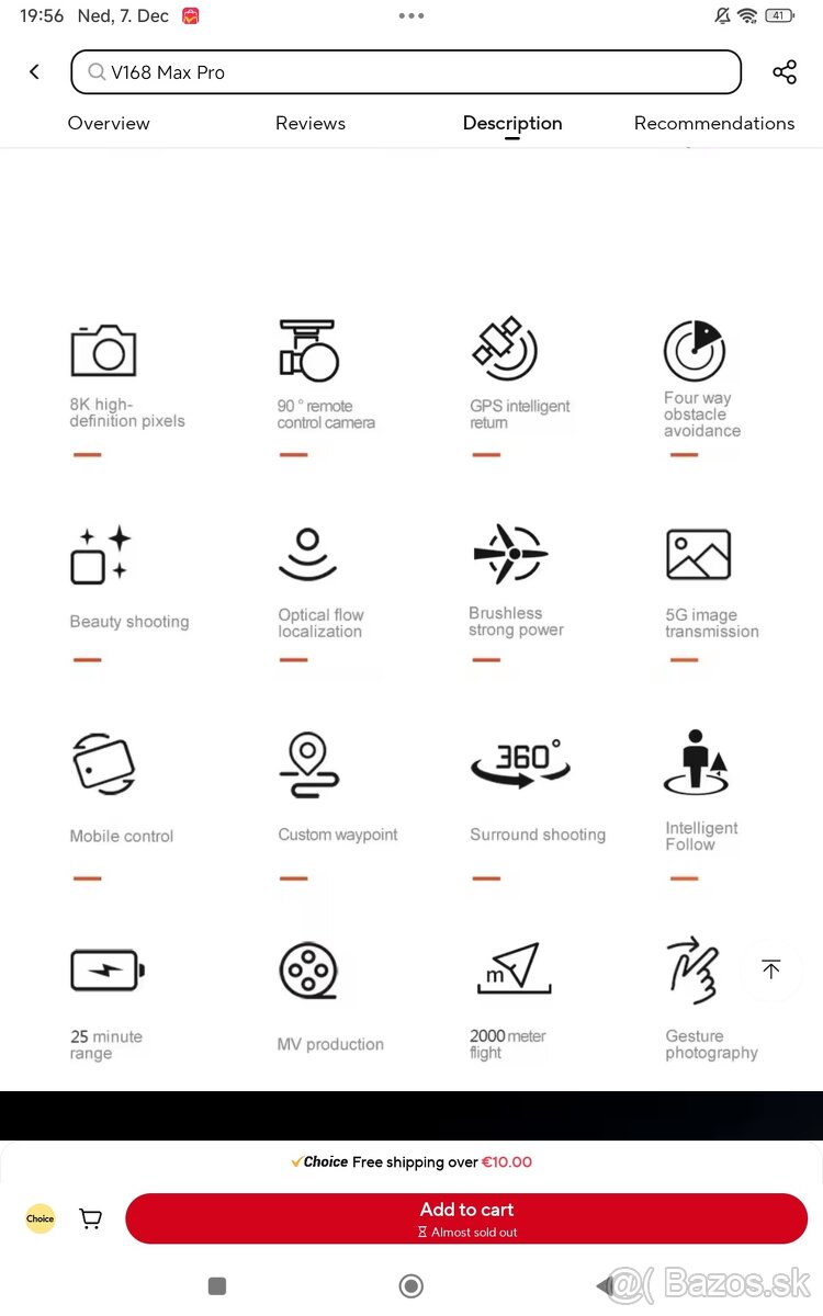 Dron For Xiaomi V168 GPS - 7
