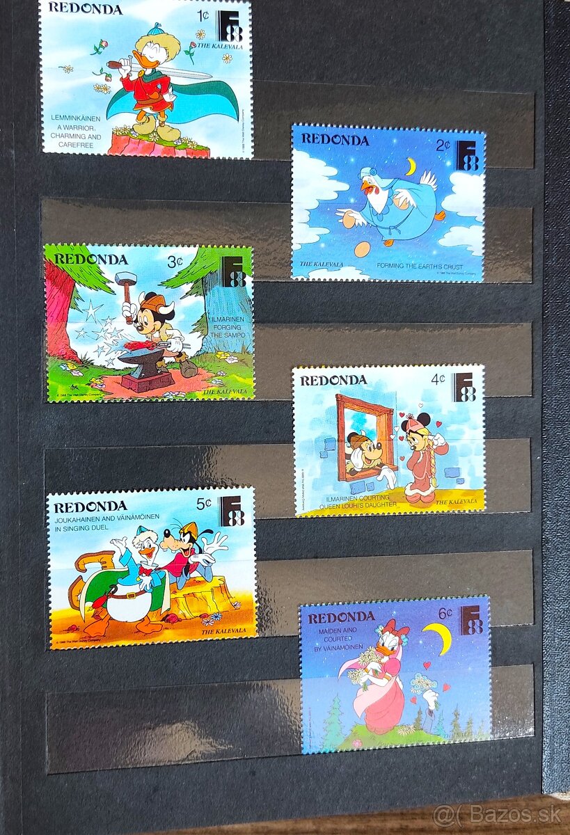 Poštové známky + album - 7