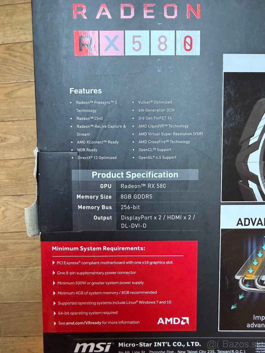 AMD Radeon RX580 - 7