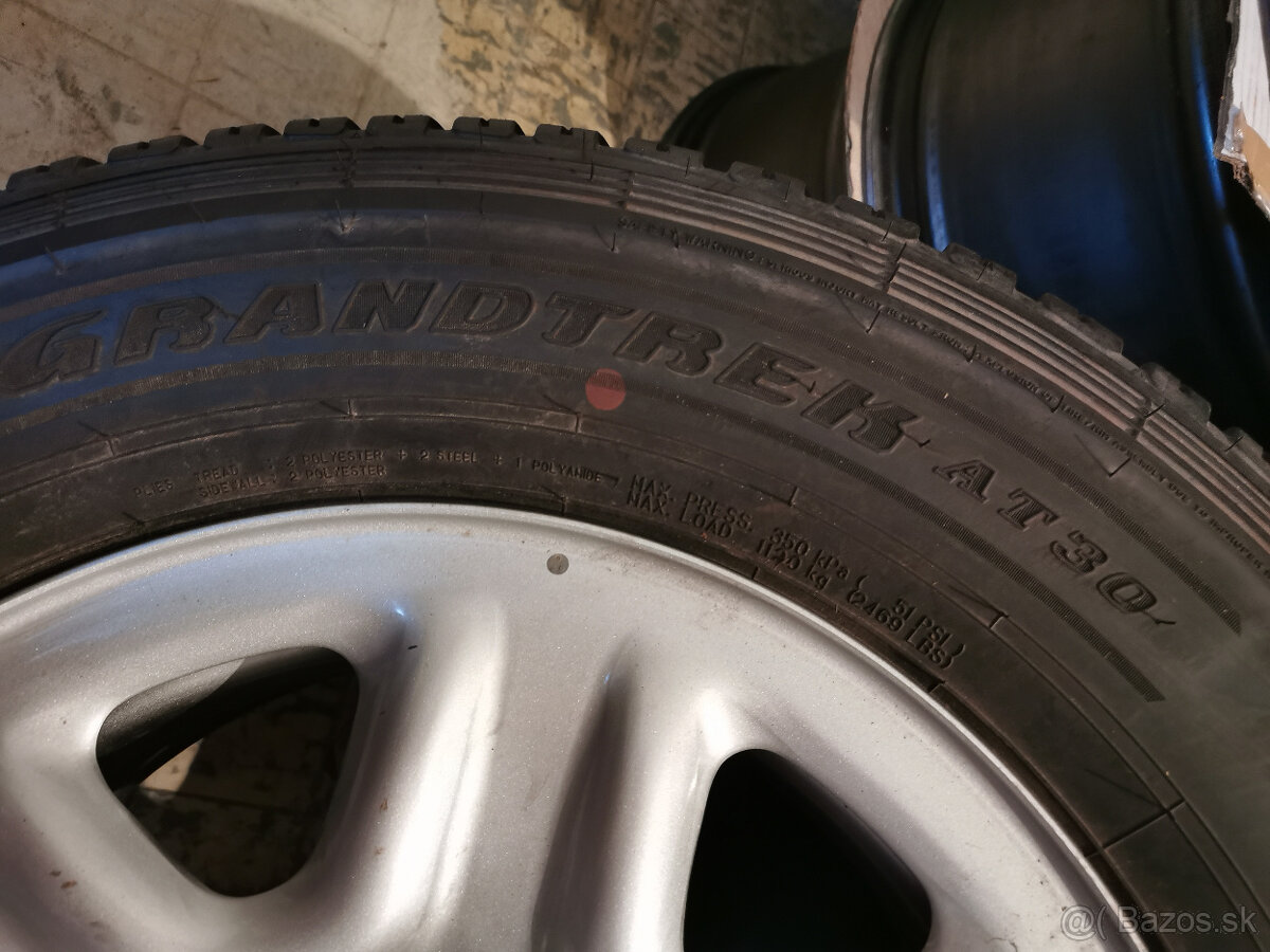 NOVÉ PNEU - 245/75 R17 - terénne Dunlop (4 ks) DOT 22 - 7